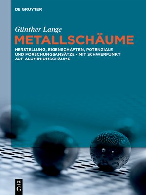 cover image of Metallschäume